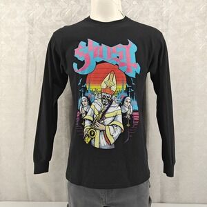 Ghost Band Papa Nihil Sax Shirt Mens Large 2018 Prequelle Tour Retro Graphic Tee